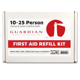 Guardian 10-25 Person First Aid Kit - Refill