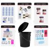 1 Person Essential Survival Kit, Bucket and Lid